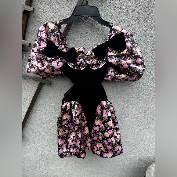 For Love & Lemons Kate Mini Dress Pink New with Tags! - Picture 6 of 11